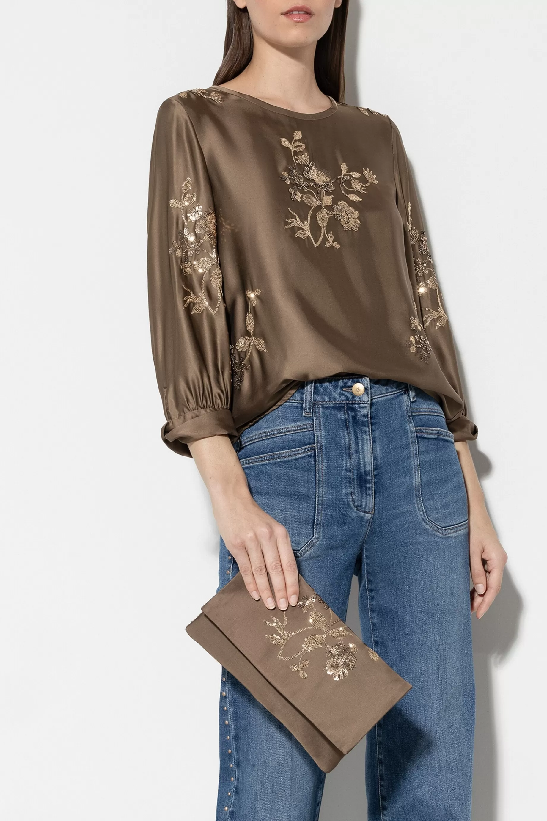 Blouse à Paillettes>LUISA CERANO Cheap