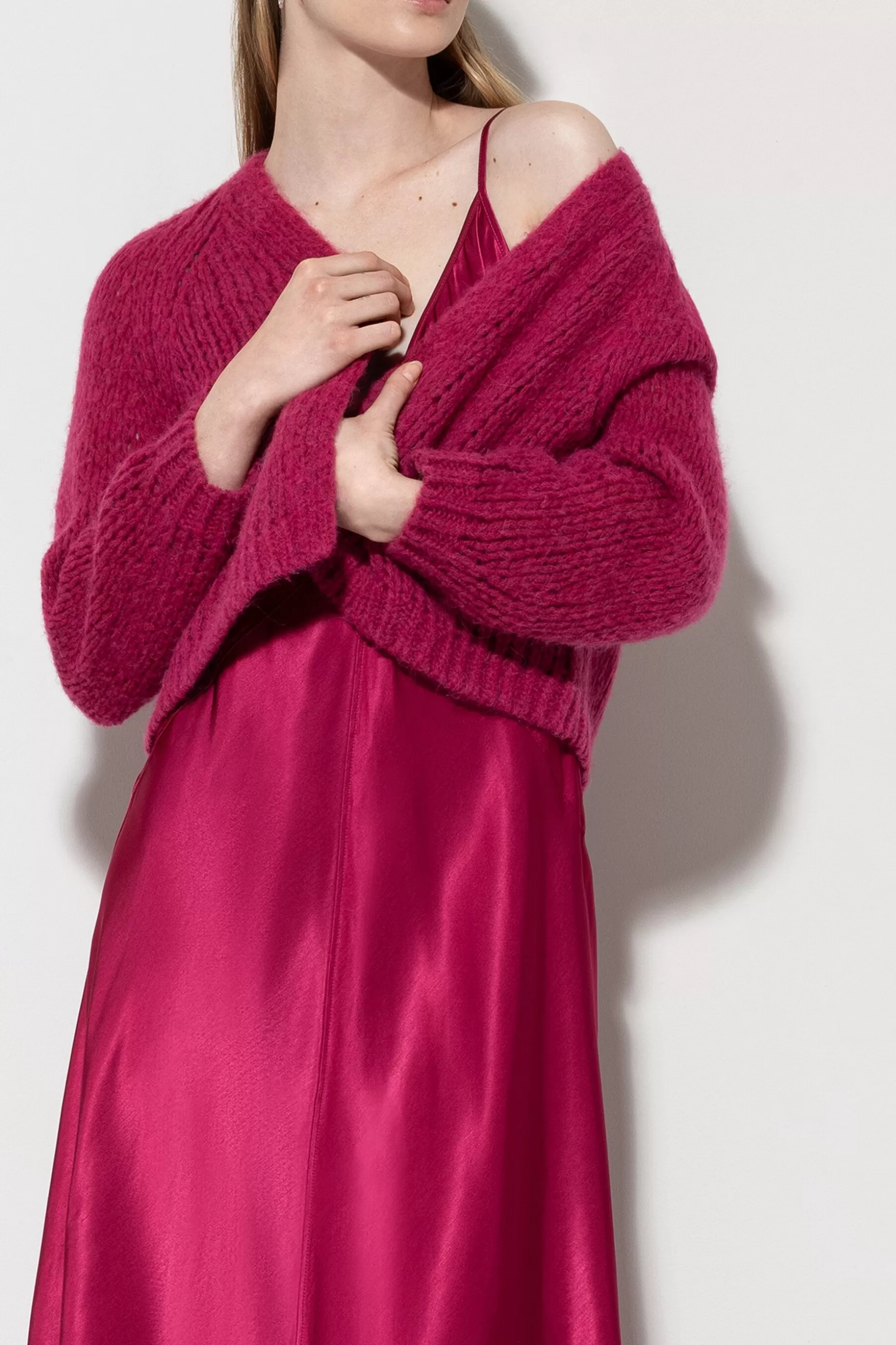 Cardigan En Alpaga Mélangé>LUISA CERANO Flash Sale