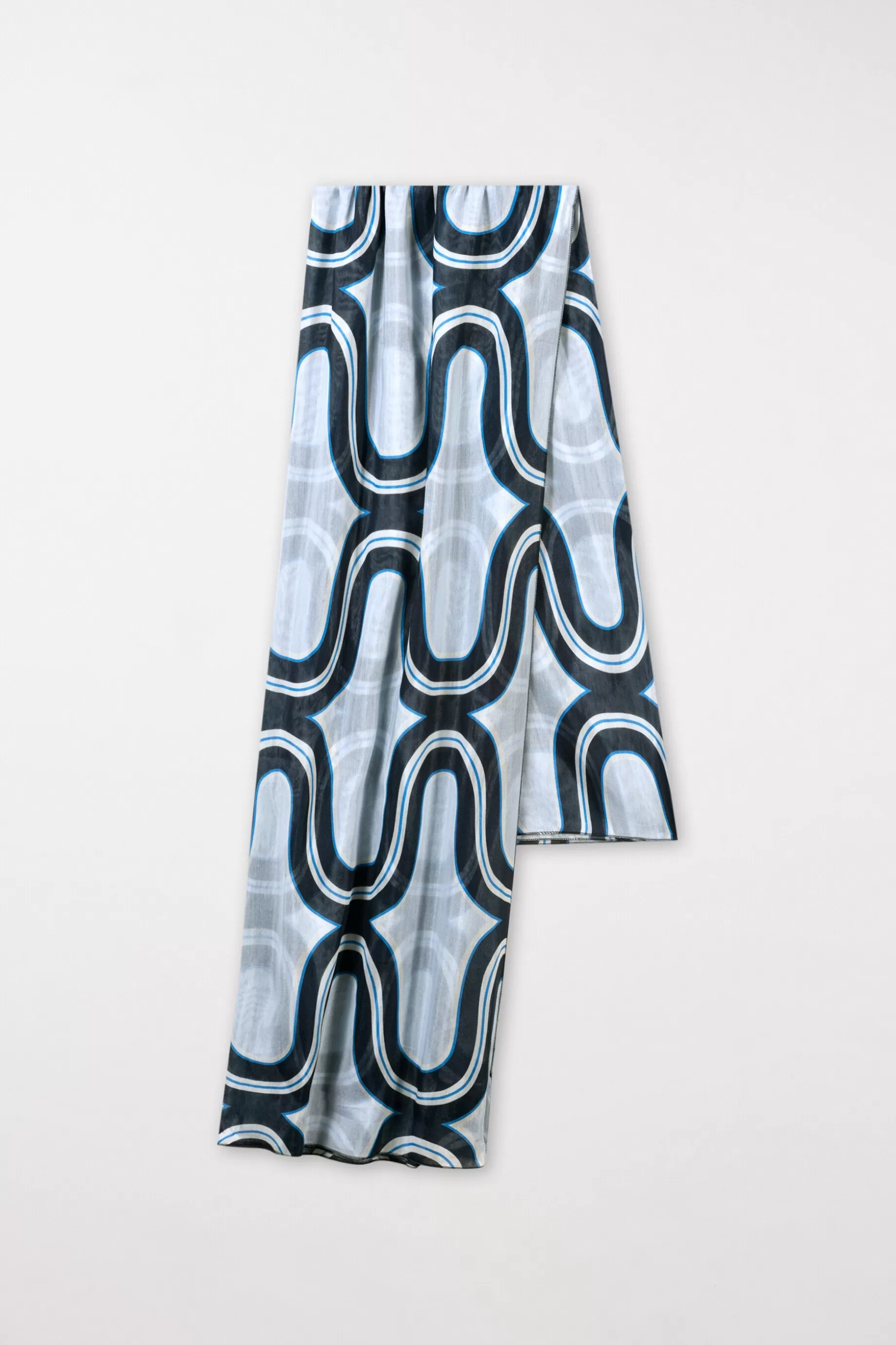 Foulard Avec Imprimé Wave>LUISA CERANO Cheap