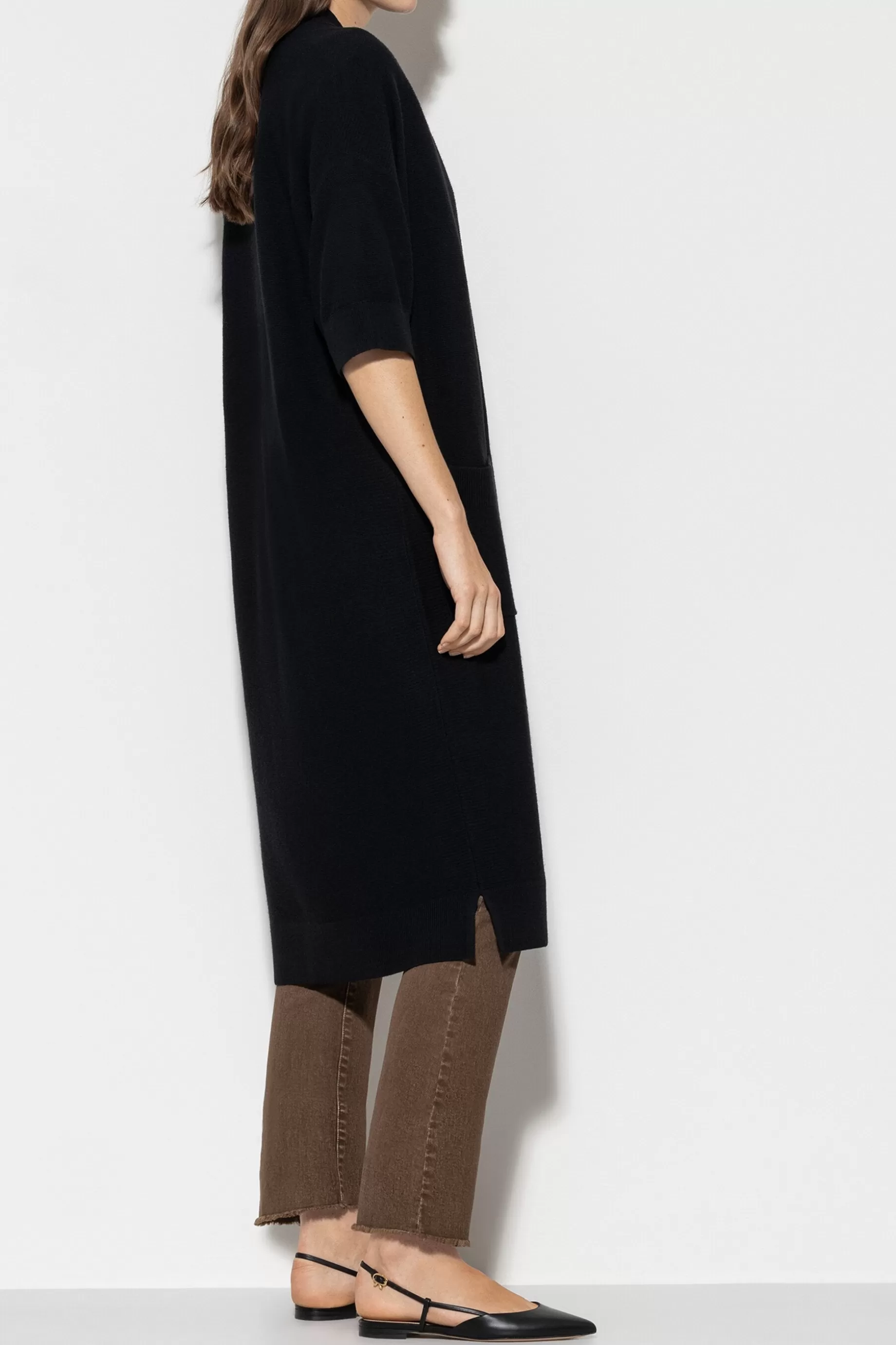 Longcardigan En Laine Mélangée>LUISA CERANO Cheap