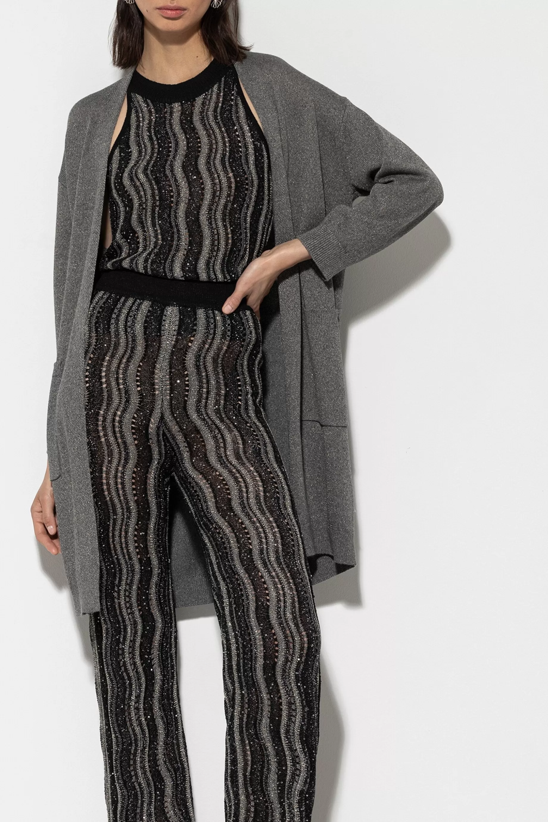 Longcardigan En Maille Fine>LUISA CERANO Fashion