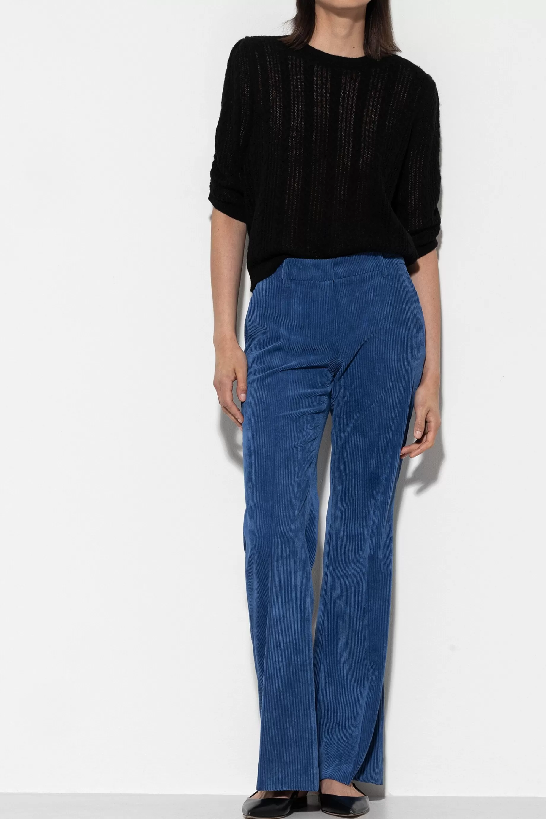 Pantalon Bootcut En Velours Côtelé>LUISA CERANO Cheap