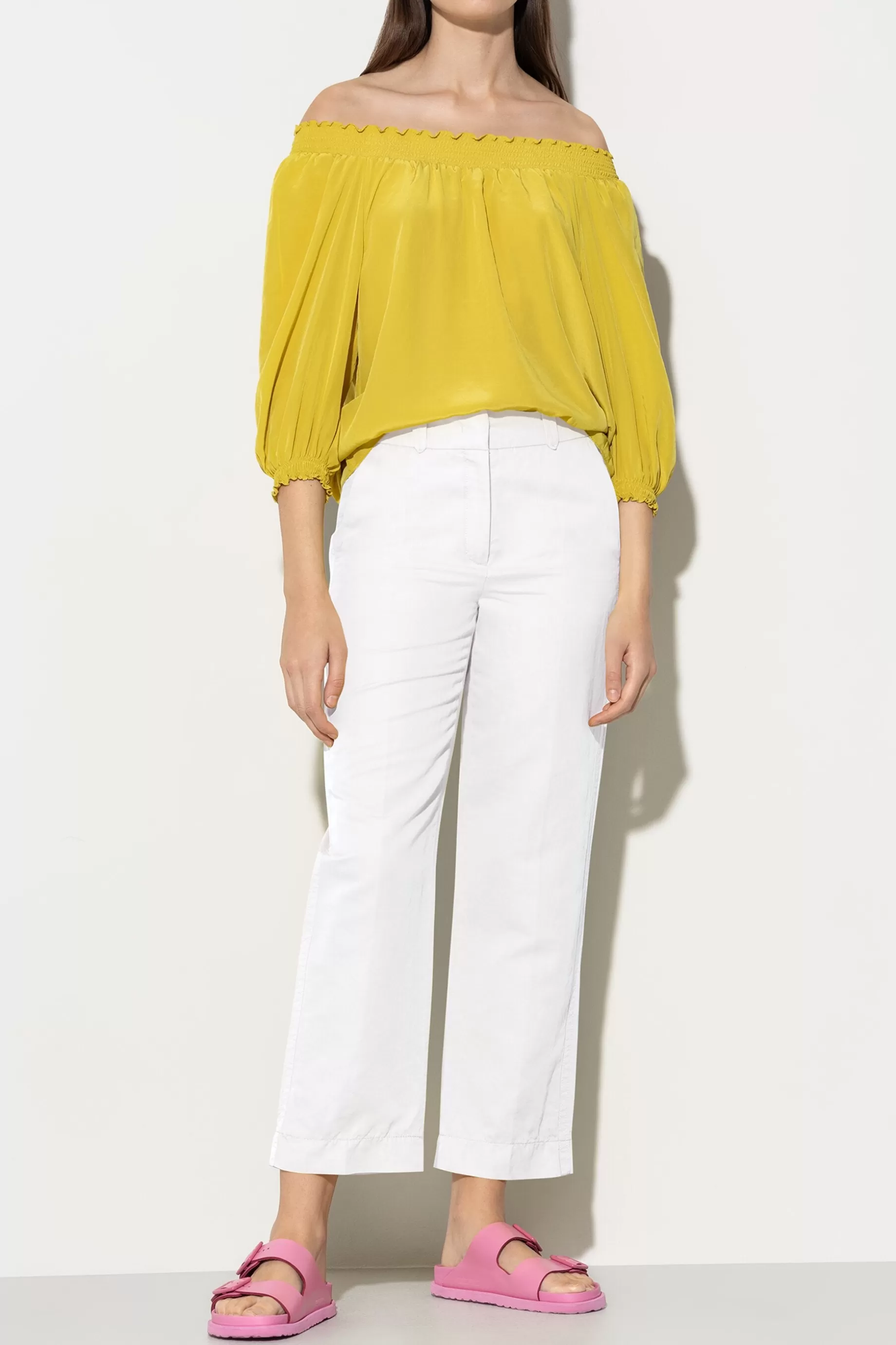 Pantalon Chino En Coton>LUISA CERANO Online