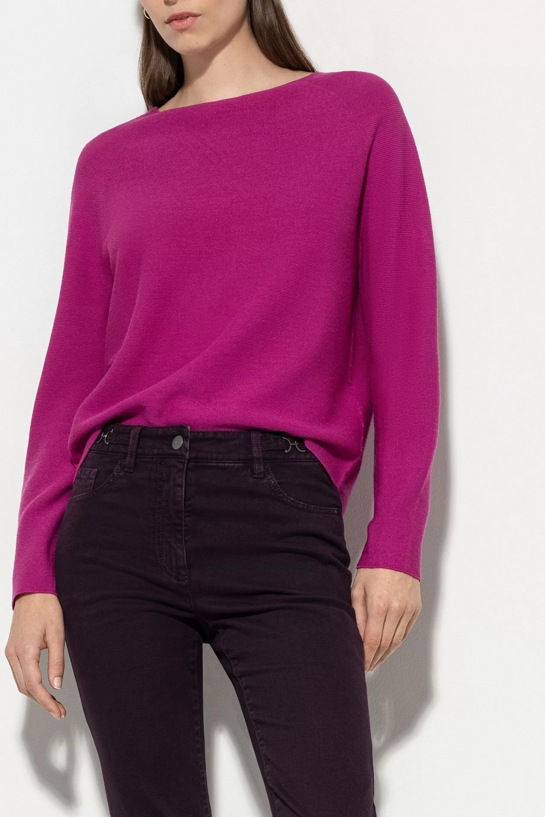 Pull En Maille Fine Avec Coupe Boxy>LUISA CERANO Flash Sale