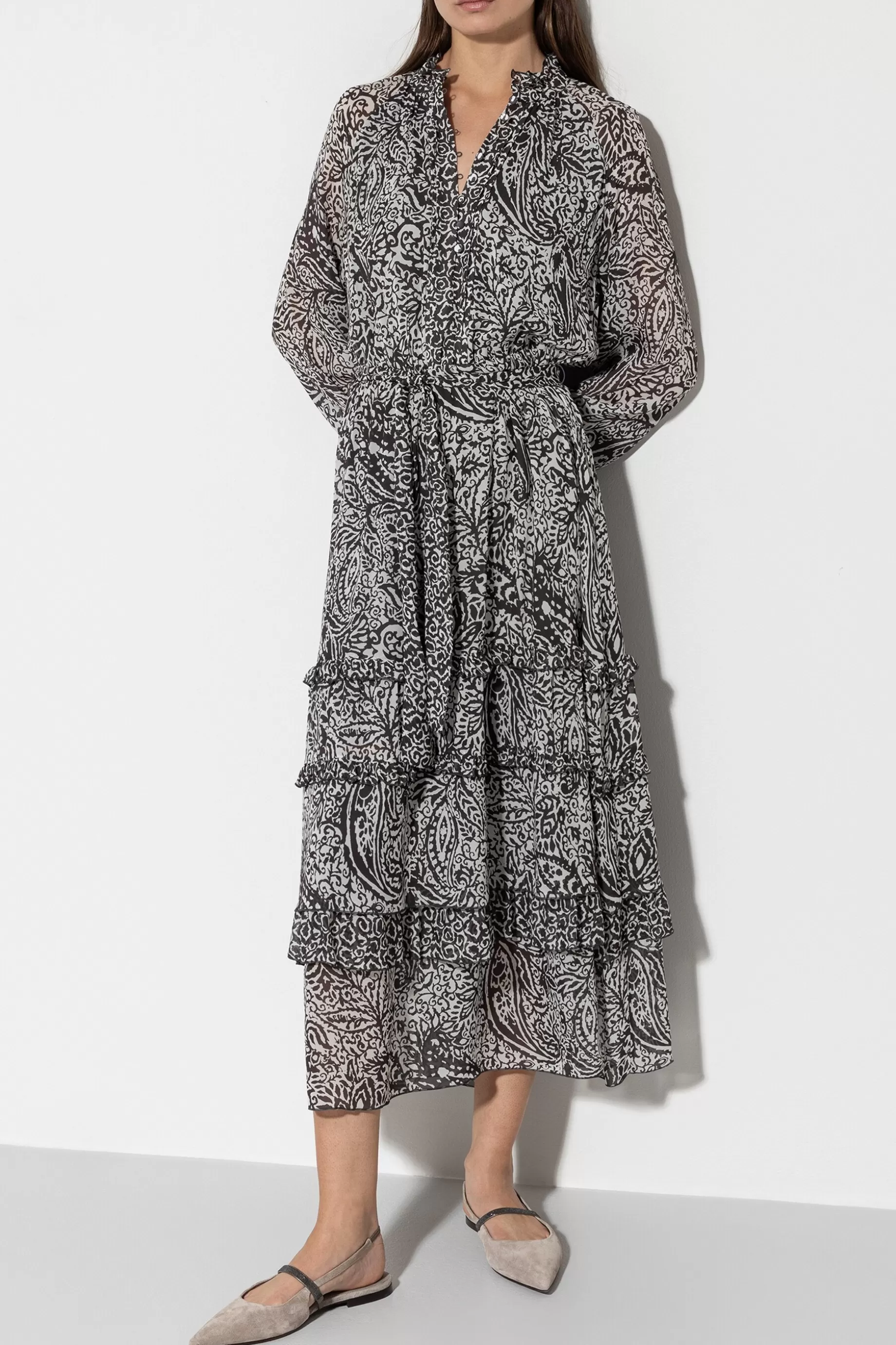 Robe à Imprimé Paisley>LUISA CERANO Best Sale