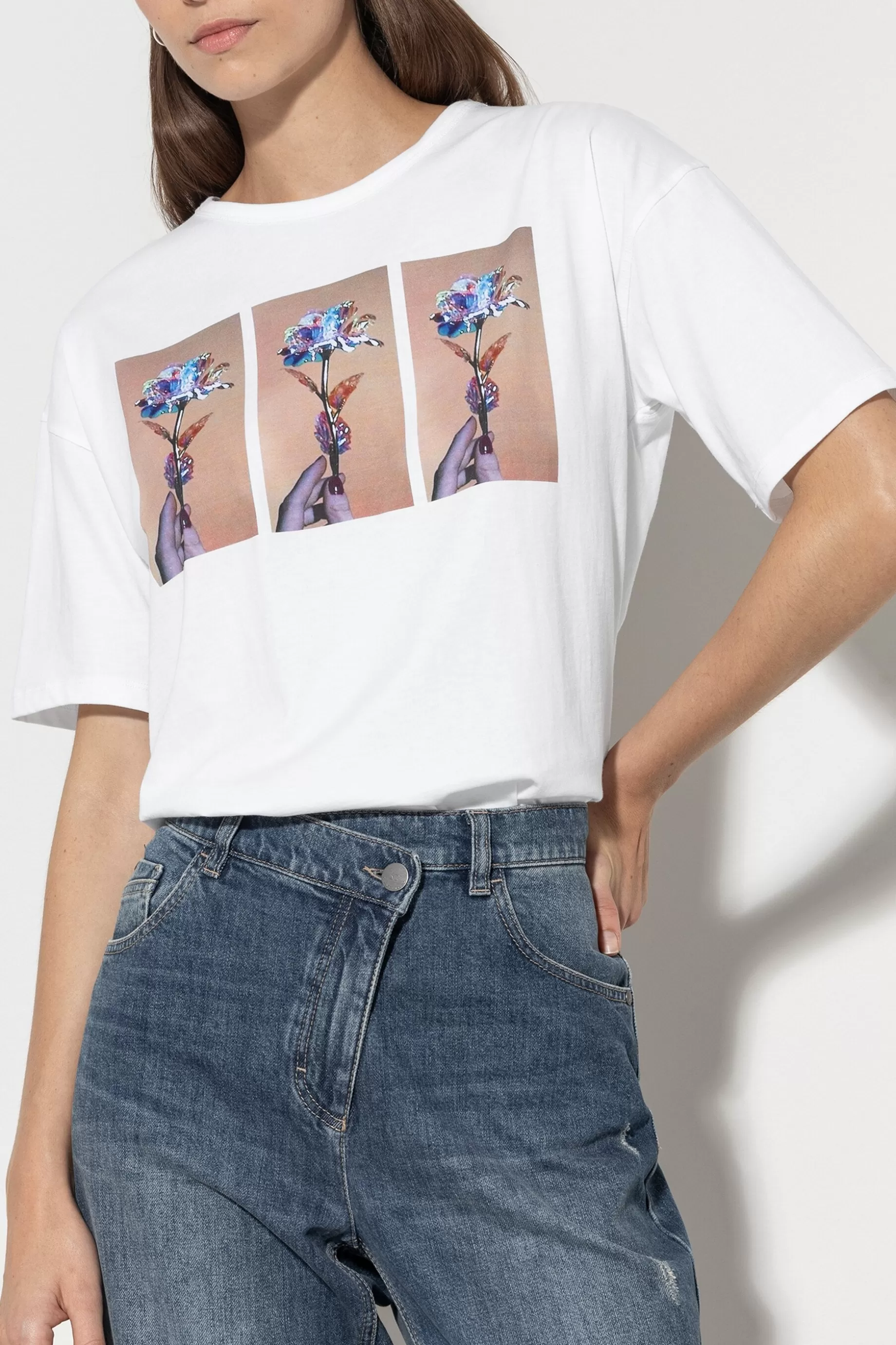 T-shirt Avec Motif Imprimé>LUISA CERANO Online